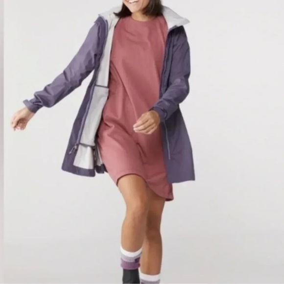 Arc'teryx Dress Pink Momenta Dress Knit Pocket Relaxed Fit Mini Shift, XS - Picture 6 of 6